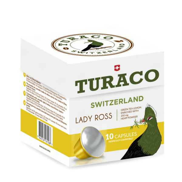 Turaco Lady Ross CBD Teekapseln - 10 Stück