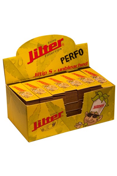 Jilter Jiltip S PERFO - unbleached, Display à 28 x 45 Stück